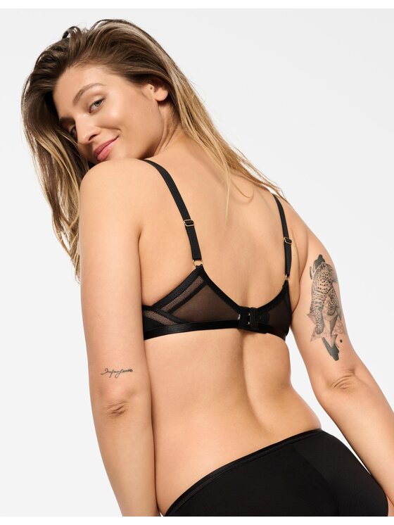 Esotiq Esotiq Biustonosz push-up 39556 Czarny