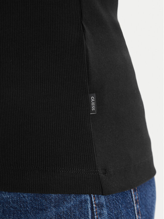 Guess Jeans Guess Jeans Top M6GP05 KA0H1 Čierna Regular Fit