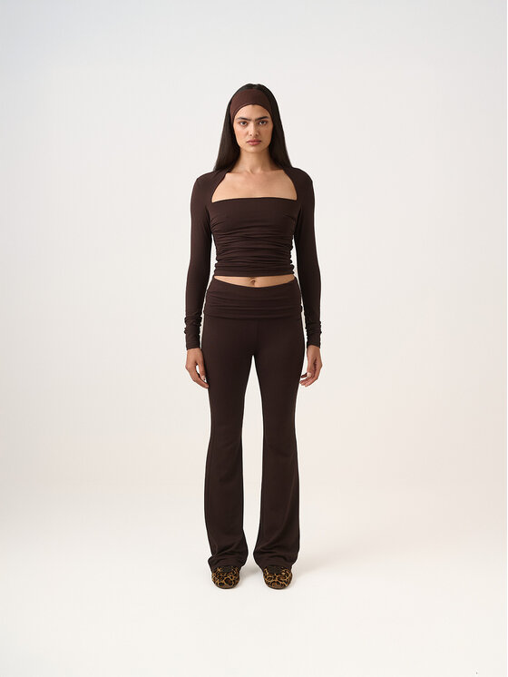 La Mania La Mania Longsleeve SORREL Marrone Classic Fit