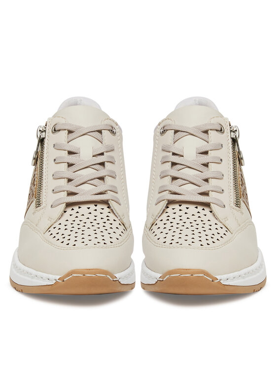 Rieker Rieker Sneakersy N4344-60 Beżowy