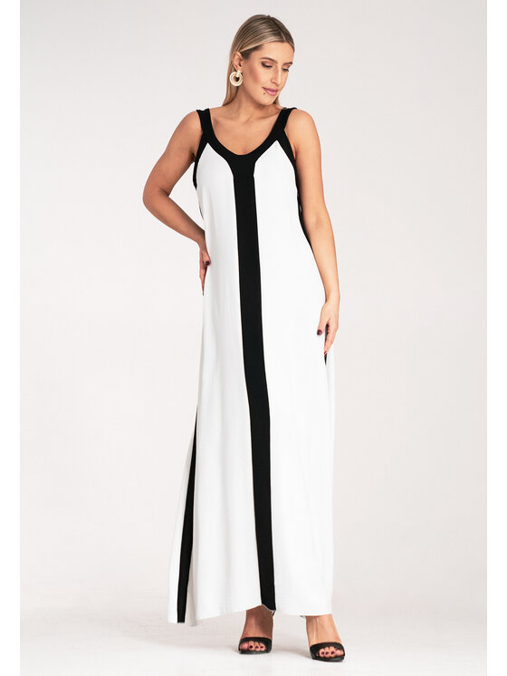 FIGL FIGL Abito da cocktail M1122 Bianco A-Line Fit