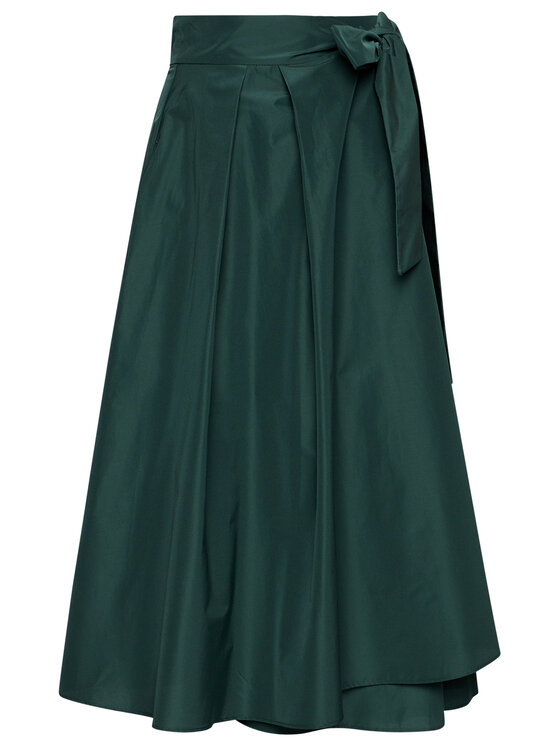 Weekend Max Mara Weekend Max Mara Trapecijos formos sijonas Sacha 51010317 Žalia Regular Fit