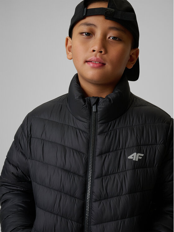 4F 4F Kurtka puchowa OUTERWEAR Czarny Regular Fit