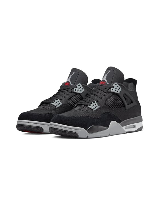Nike Nike Sneakersy Air Jordan 4 Retro SE Black Canvas Černá