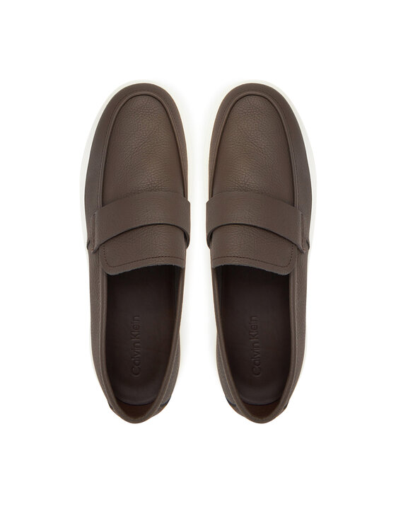 Calvin Klein Calvin Klein Tossud Moccasin Lth Unlined HM0HM01813 Pruun