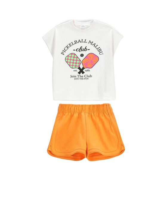 Coccodrillo Coccodrillo Komplet t-shirt i spodenki WC6117418XXG-022 Kolorowy Regular Fit