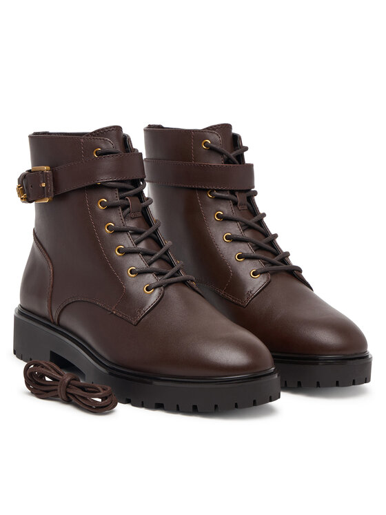 LAUREN RALPH LAUREN LAUREN RALPH LAUREN Schnürschuhe Allyson Logo Bo Bte 802P12046003 Dunkelbraun