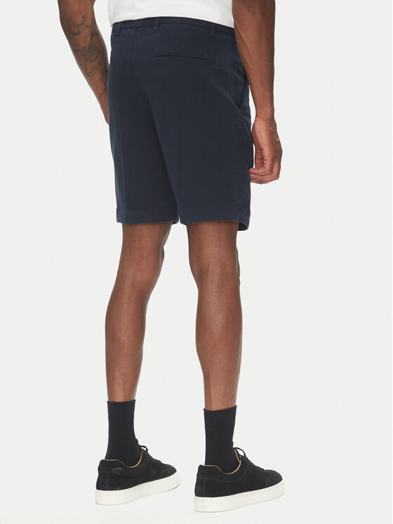 BOSS BOSS Kratke hlače iz tkanine H-Slice 50543951 Mornarsko modra Slim Fit
