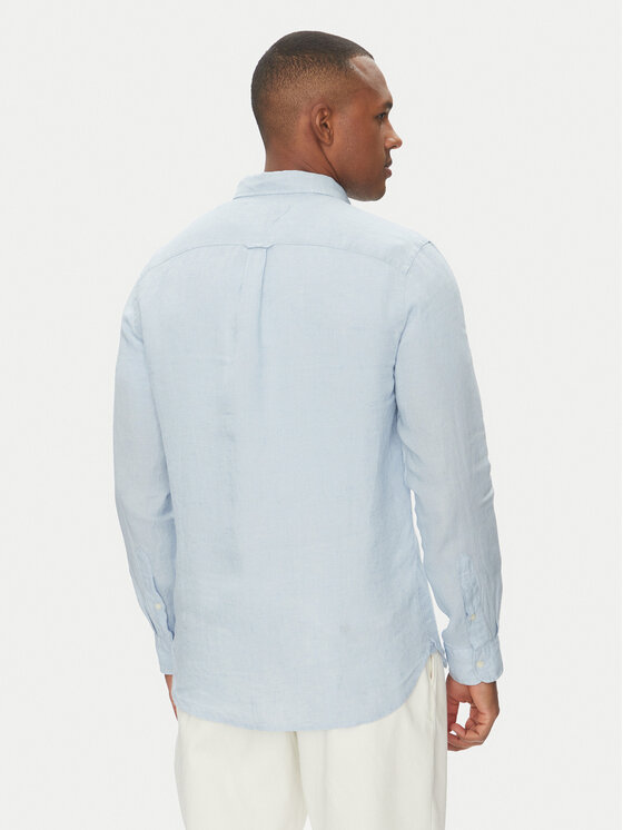 Tommy Hilfiger Tommy Hilfiger Риза MW0MW34602 Светлосиньо Regular Fit