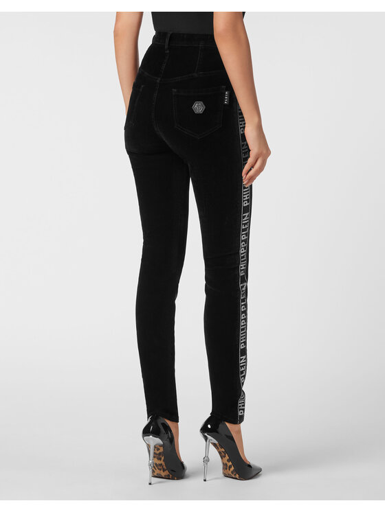 PHILIPP PLEIN PHILIPP PLEIN Jeansy 18923 Černá Jegging Fit