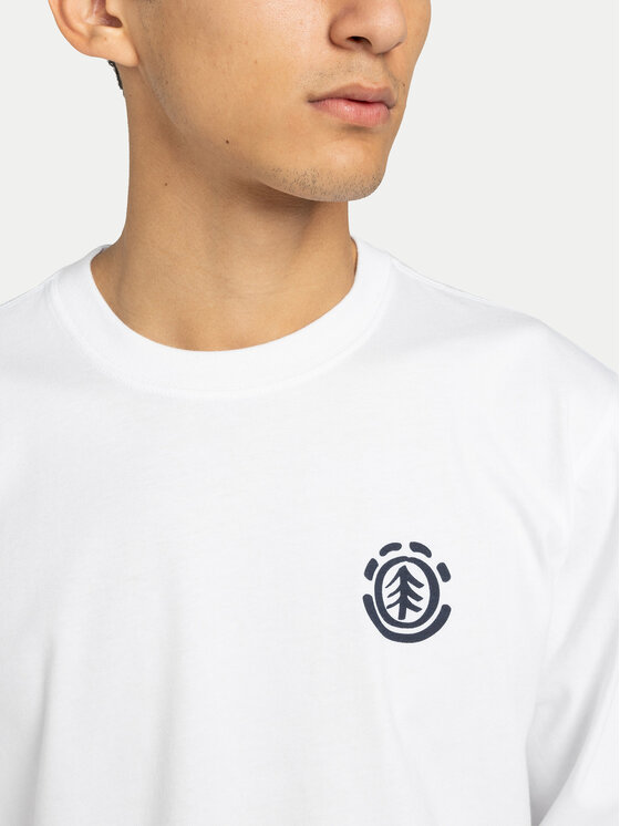 Element Element Longsleeve Path Ahead ELYZT00581 Bianco Regular Fit