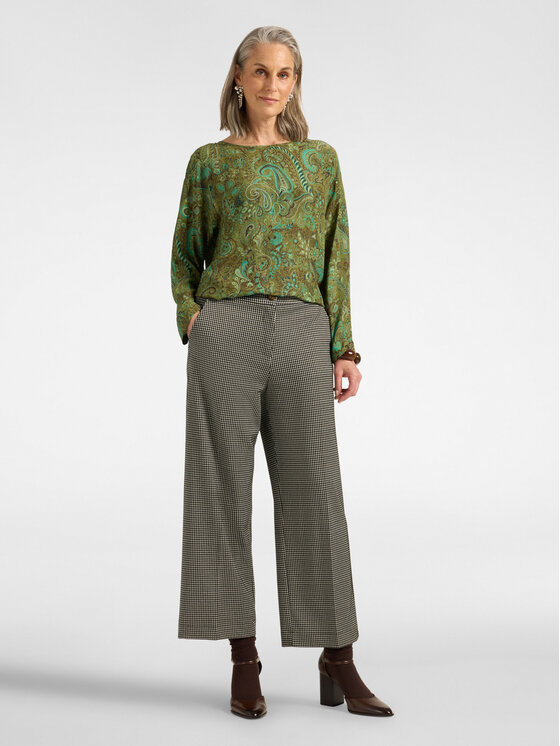 Elena Mirò Elena Mirò Pantaloni di tessuto P057P200595N001 Nero Regular Fit