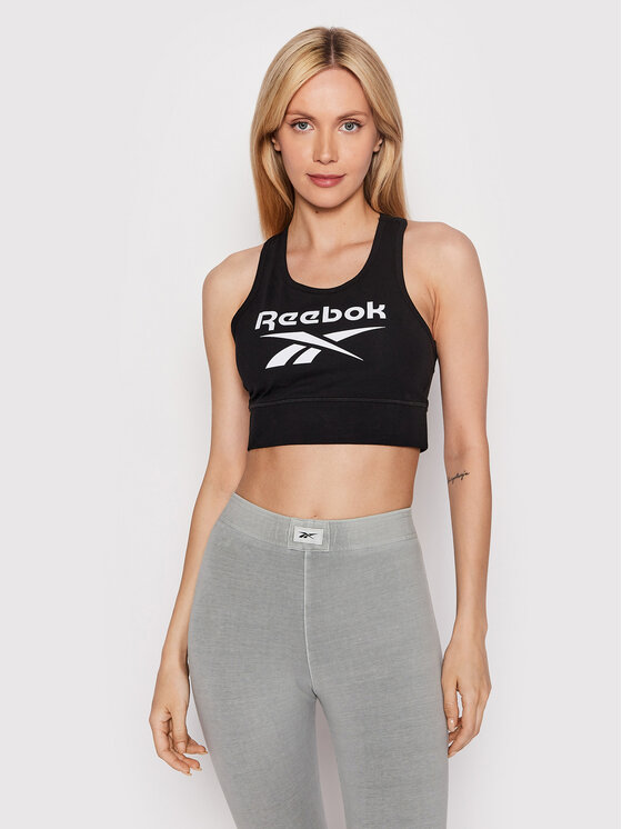 Reebok Sporta krūšturis Identity GL2544 Melns