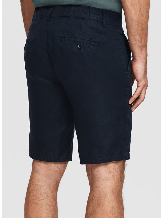 Pako Lorente Pako Lorente Szorty materiałowe P26SF-WS-006 Granatowy Classic Fit