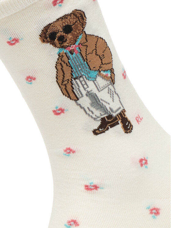 Polo Ralph Lauren Polo Ralph Lauren Lange Socken 455P10244001 Écru