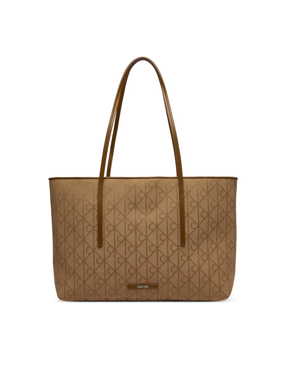 Calvin Klein Calvin Klein Käekott Emblem Aop Jacquard LV04F3750G Khakivärviline