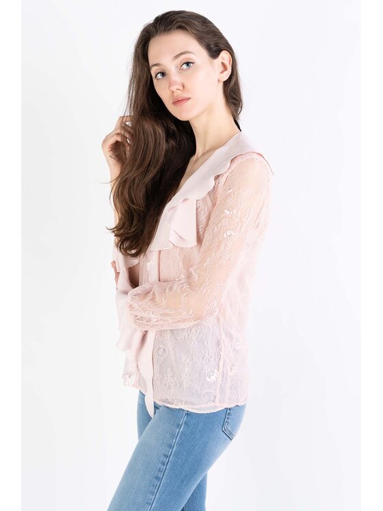 PINKO PINKO Bluzka BAHIA Beżowy Regular Fit