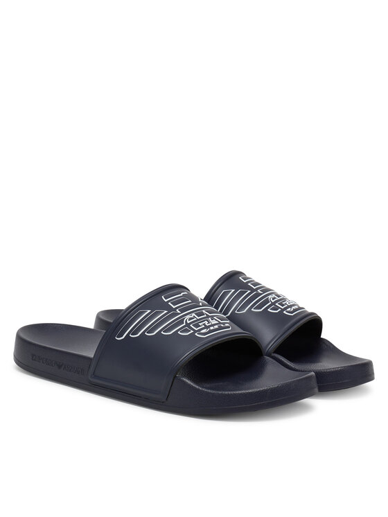Emporio Armani Emporio Armani Klapki XVPS11 XR273 K578 Granatowy