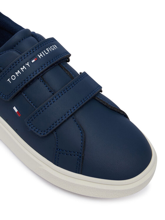 Tommy Hilfiger Tommy Hilfiger Sneakersy Low Cut Velcro Sneaker T1X9-35216-1355 S Granatowy