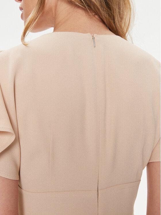 BOSS Boss Kleid für den Alltag Dawinga 50488660 Beige Regular Fit