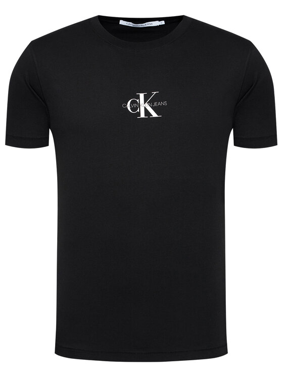 Calvin Klein Jeans Marškinėliai J30J314267 Juoda Regular Fit • Modivo.lt