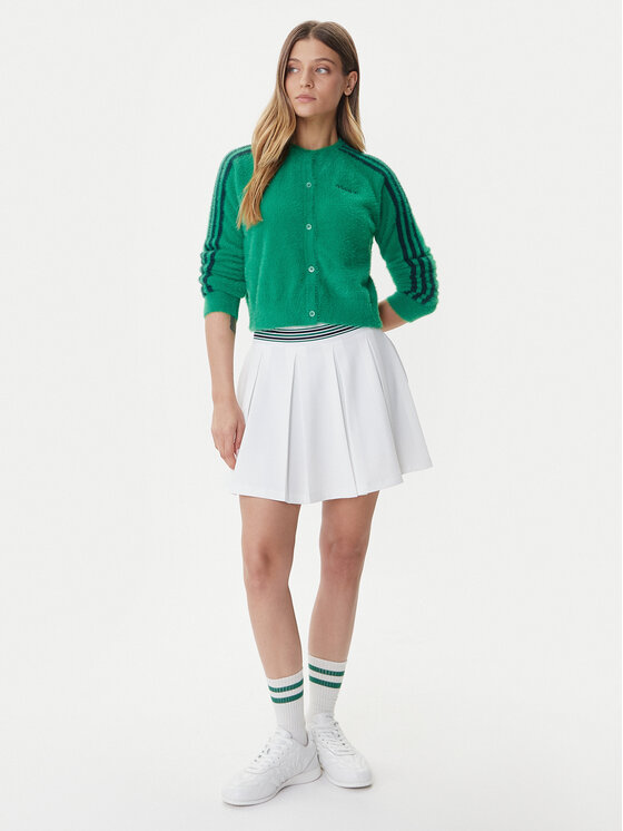 adidas adidas Pletena jopica Fluffy JW5177 Zelena Regular Fit