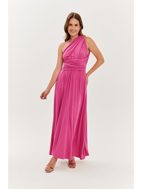 NAOKO NAOKO Sukienka codzienna Infinity Rose Amour Różowy Regular Fit