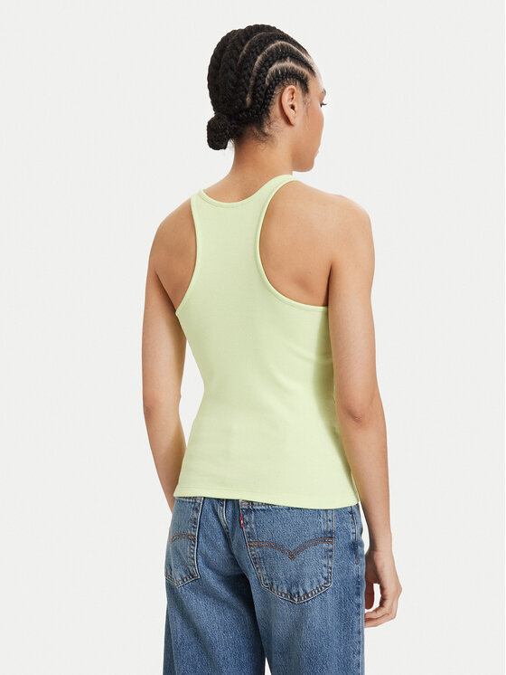 Tommy Jeans Tommy Jeans Top Racerback DW0DW22264 Heleroheline Slim Fit