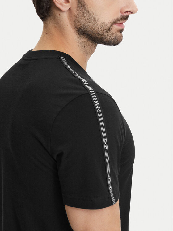 Lacoste Lacoste T-shirt TH0888 Nero Regular Fit