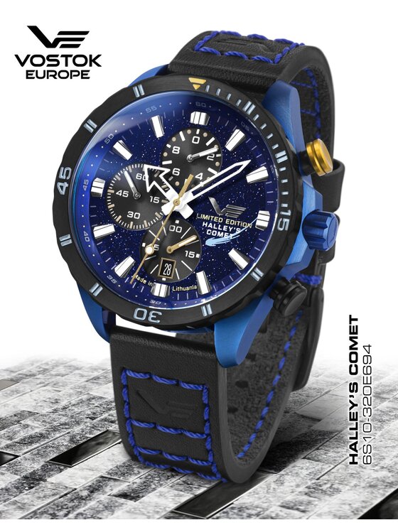 Vostok Europe Vostok Europe Zegarek 6S10-320E694 Czarny