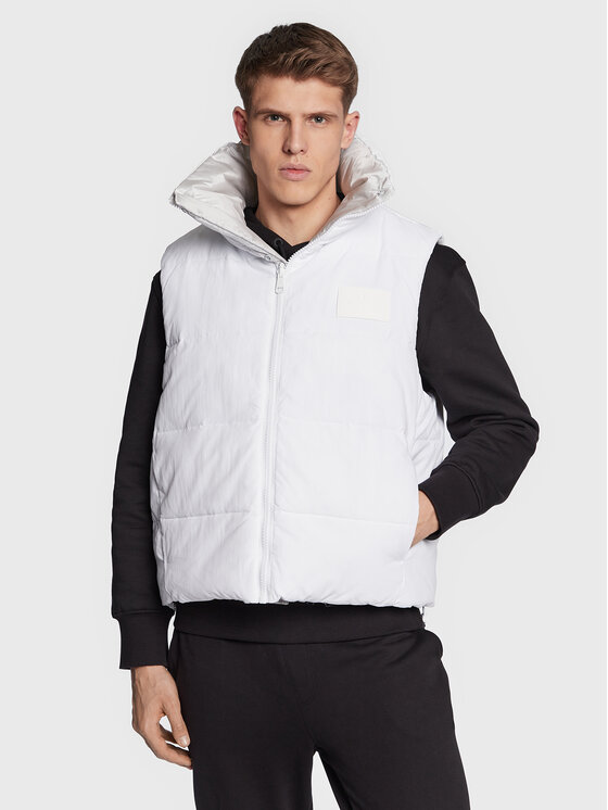 Calvin Klein Jeans Calvin Klein Jeans Елек J30J322500 Бял Regular Fit