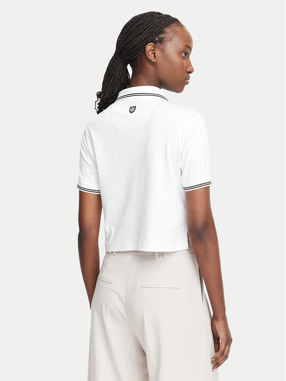 Beverly Hills Polo Club Beverly Hills Polo Club Polo L2605-HR Biały Regular Fit