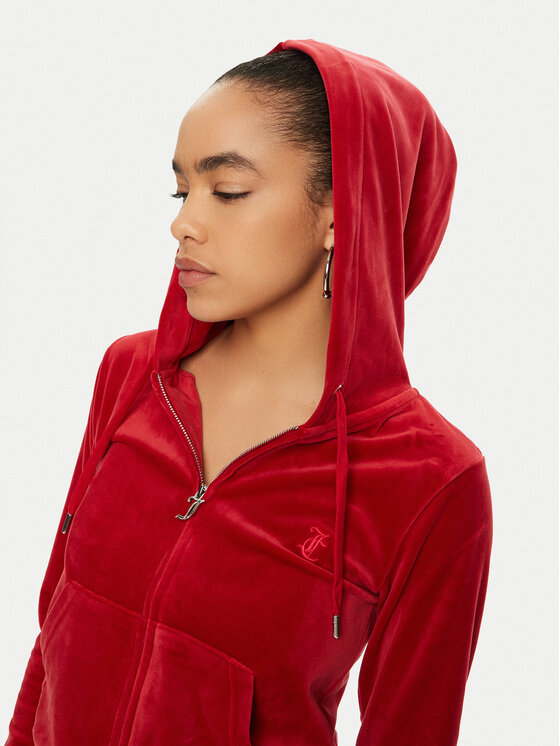 Juicy Couture Juicy Couture Світшот Robertson JCAP176 Червоний Slim Fit