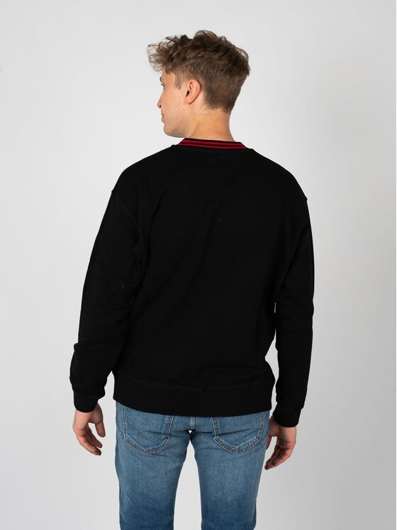 Diesel Diesel Felpa A08525-0CJAD Nero Regular Fit