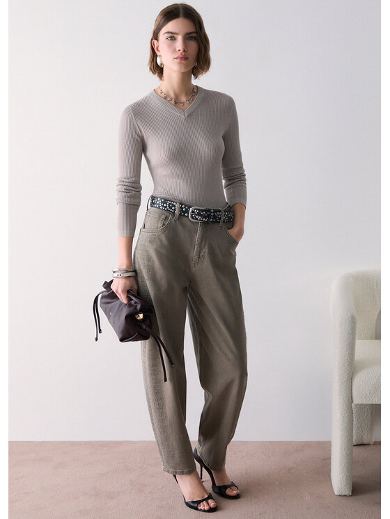 Liu Jo Liu Jo Maglione WF6416MS46JA4357 Beige Regular Fit