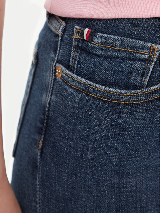 Tommy Hilfiger Tommy Hilfiger Džínsy Como WW0WW45673 Tmavomodrá Skinny Fit