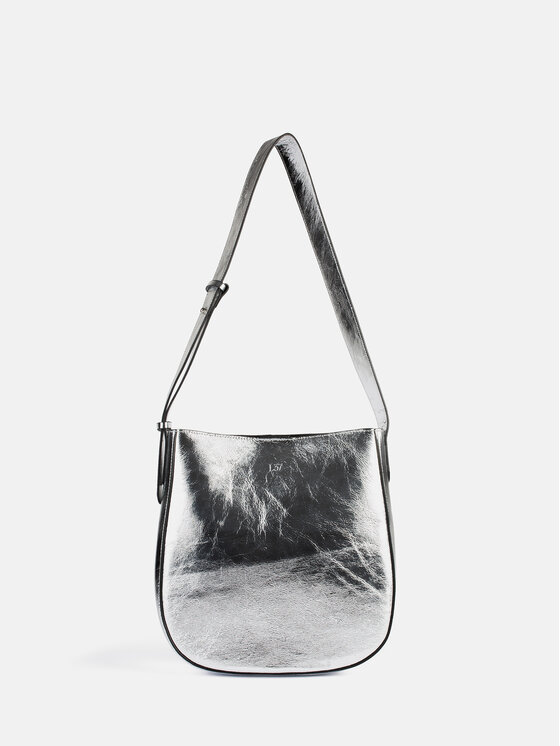 L37 Torebka LIVE AND LEARN Srebrny | Modivo.pl