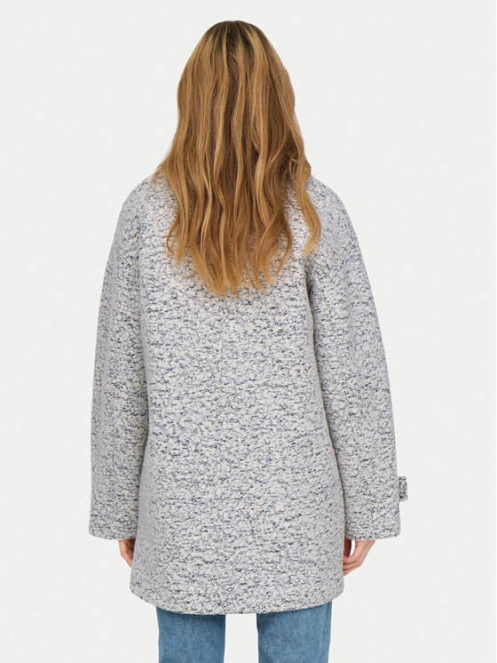 ONLY ONLY Płaszcz wełniany Sophia 15321880 Szary Relaxed Fit