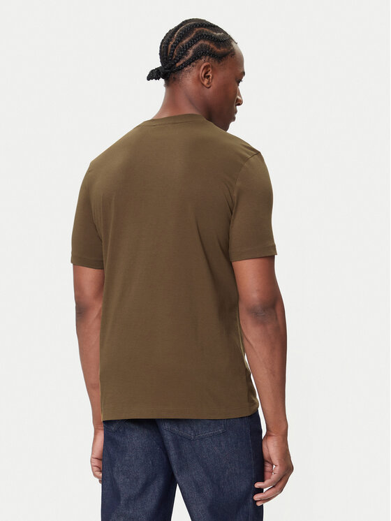 HUGO HUGO Футболка Dulivio 50542737 Хакі Regular Fit