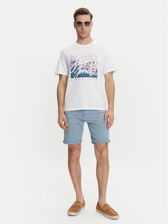 Jack&Jones Jack&Jones T-krekls Colton 12268438 Balts Standard Fit