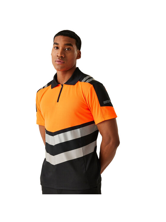 Regatta Regatta Polo RG11781 Czarny Over Fit