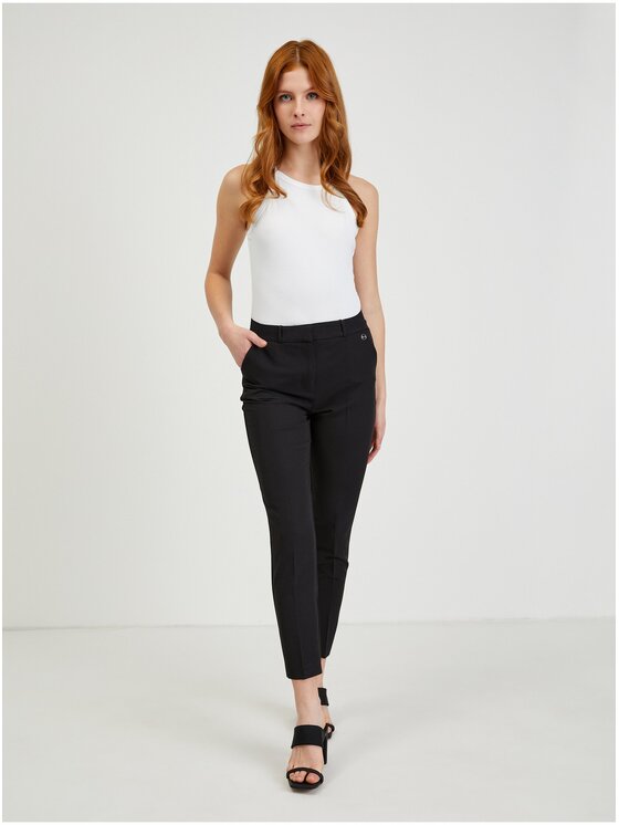 Orsay Orsay Spodnie damskie 390292-97__36 Czarny Chino Fit