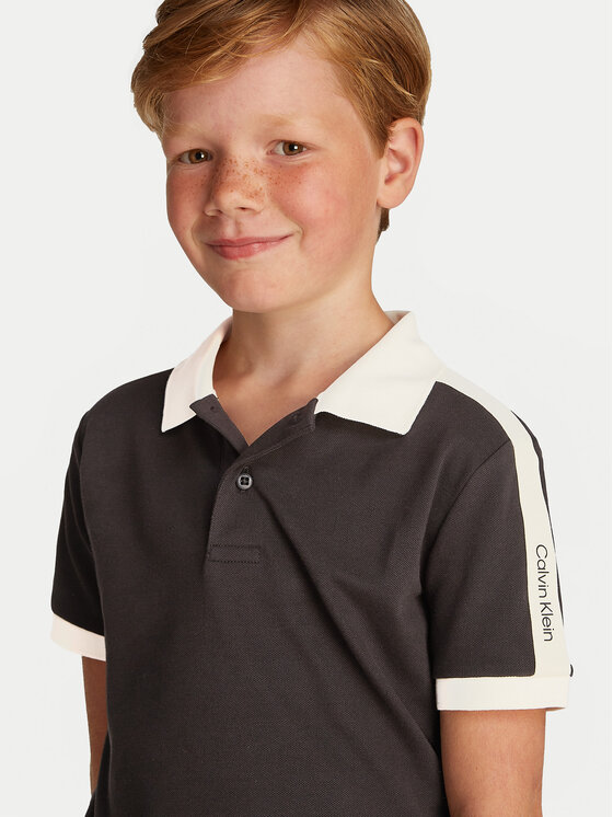 Calvin Klein Jeans Calvin Klein Jeans Polokošeľa IB0IB02485 Čierna Regular Fit