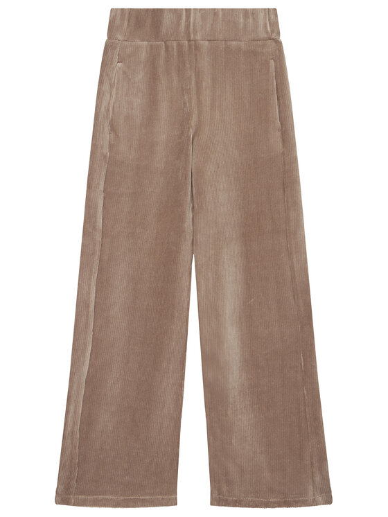 Mayoral Mayoral Παντελόνι υφασμάτινο 7576 Μπεζ Wide Leg
