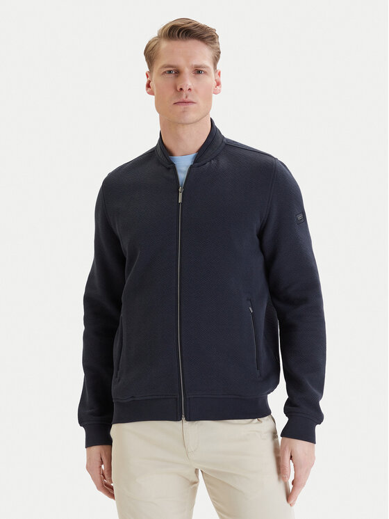 Bugatti Bugatti Sweatshirt 8750-75174C Dunkelblau Regular Fit