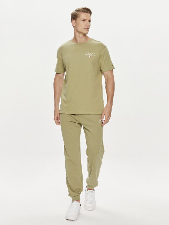 Tommy Hilfiger Pantalon jogging UM0UM02880 Vert Regular Fit Modivo