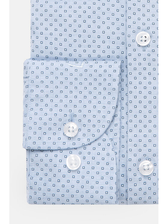Lancerto Lancerto Koszula Cornelia KO073121000035 Niebieski Slim Fit