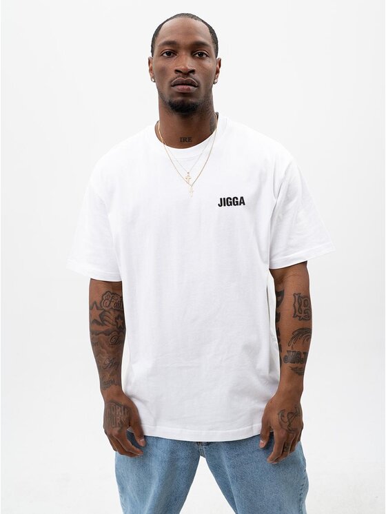 Jigga Wear Jigga Wear T-Shirt 132300 Biały Oversize