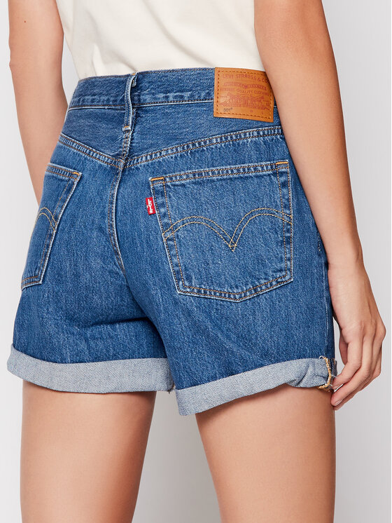 Levi's® Levi's® Szorty jeansowe 501® Flat Finish 29961-0021 Granatowy Regular Fit