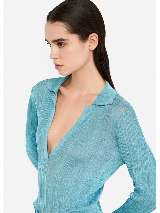 Liu Jo Liu Jo Maglione CF5154MS85OA4353 Celeste Slim Fit